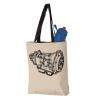 11L Canvas Tote with Contrast-Color Handles Vignette