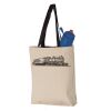 11L Canvas Tote with Contrast-Color Handles Vignette