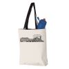 11L Canvas Tote with Contrast-Color Handles Vignette