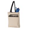 11L Canvas Tote with Contrast-Color Handles Vignette