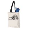 11L Canvas Tote with Contrast-Color Handles Vignette