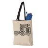 11L Canvas Tote with Contrast-Color Handles Vignette