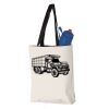 11L Canvas Tote with Contrast-Color Handles Vignette