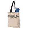11L Canvas Tote with Contrast-Color Handles Vignette