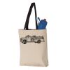 11L Canvas Tote with Contrast-Color Handles Vignette