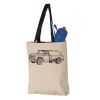 11L Canvas Tote with Contrast-Color Handles Vignette