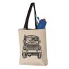 11L Canvas Tote with Contrast-Color Handles Vignette