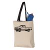 11L Canvas Tote with Contrast-Color Handles Vignette