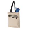 11L Canvas Tote with Contrast-Color Handles Vignette