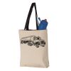 11L Canvas Tote with Contrast-Color Handles Vignette