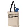 11L Canvas Tote with Contrast-Color Handles Vignette