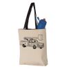 11L Canvas Tote with Contrast-Color Handles Vignette
