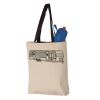 11L Canvas Tote with Contrast-Color Handles Vignette