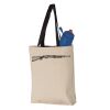 11L Canvas Tote with Contrast-Color Handles Vignette