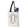 11L Canvas Tote with Contrast-Color Handles Vignette