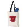 11L Canvas Tote with Contrast-Color Handles Vignette