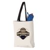 11L Canvas Tote with Contrast-Color Handles Vignette