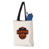 11L Canvas Tote with Contrast-Color Handles Vignette