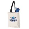 11L Canvas Tote with Contrast-Color Handles Vignette