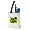 11L Canvas Tote with Contrast-Color Handles Vignette
