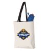 11L Canvas Tote with Contrast-Color Handles Vignette