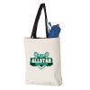 11L Canvas Tote with Contrast-Color Handles Vignette