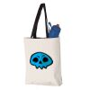 11L Canvas Tote with Contrast-Color Handles Vignette