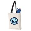 11L Canvas Tote with Contrast-Color Handles Vignette