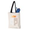 11L Canvas Tote with Contrast-Color Handles Vignette