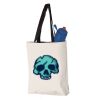 11L Canvas Tote with Contrast-Color Handles Vignette