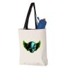11L Canvas Tote with Contrast-Color Handles Vignette