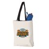11L Canvas Tote with Contrast-Color Handles Vignette