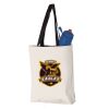 11L Canvas Tote with Contrast-Color Handles Vignette