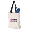 11L Canvas Tote with Contrast-Color Handles Vignette