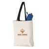 11L Canvas Tote with Contrast-Color Handles Vignette