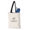 11L Canvas Tote with Contrast-Color Handles Vignette