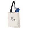 11L Canvas Tote with Contrast-Color Handles Vignette
