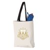 11L Canvas Tote with Contrast-Color Handles Vignette