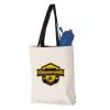 11L Canvas Tote with Contrast-Color Handles Vignette