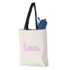 11L Canvas Tote with Contrast-Color Handles Vignette