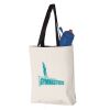 11L Canvas Tote with Contrast-Color Handles Vignette