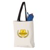 11L Canvas Tote with Contrast-Color Handles Vignette