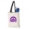 11L Canvas Tote with Contrast-Color Handles Vignette