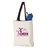 11L Canvas Tote with Contrast-Color Handles Vignette