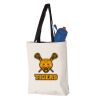 11L Canvas Tote with Contrast-Color Handles Vignette