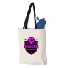 11L Canvas Tote with Contrast-Color Handles Vignette