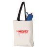 11L Canvas Tote with Contrast-Color Handles Vignette