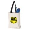 11L Canvas Tote with Contrast-Color Handles Vignette