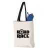 11L Canvas Tote with Contrast-Color Handles Vignette