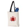 11L Canvas Tote with Contrast-Color Handles Vignette